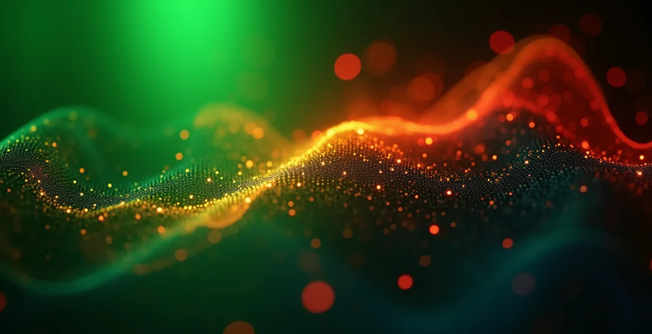 Digitales Dashboard mit Ampelfarben zur Visualisierung von Abweichungen