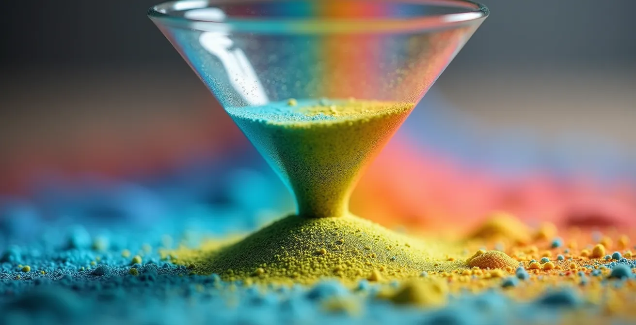 Makroaufnahme eines Engpasses als Metapher für Prozessstaus