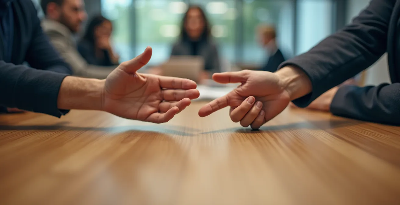 Konstruktives Feedbackgespräch zwischen Führungskraft und Gen-Z-Mitarbeiter auf Augenhöhe