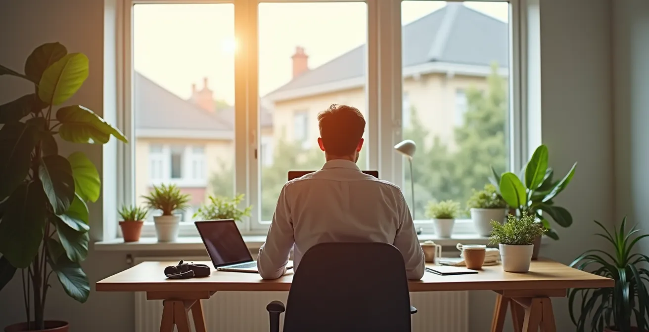 Produktives Arbeiten im Homeoffice ohne direkte Kontrolle durch den Vorgesetzten.