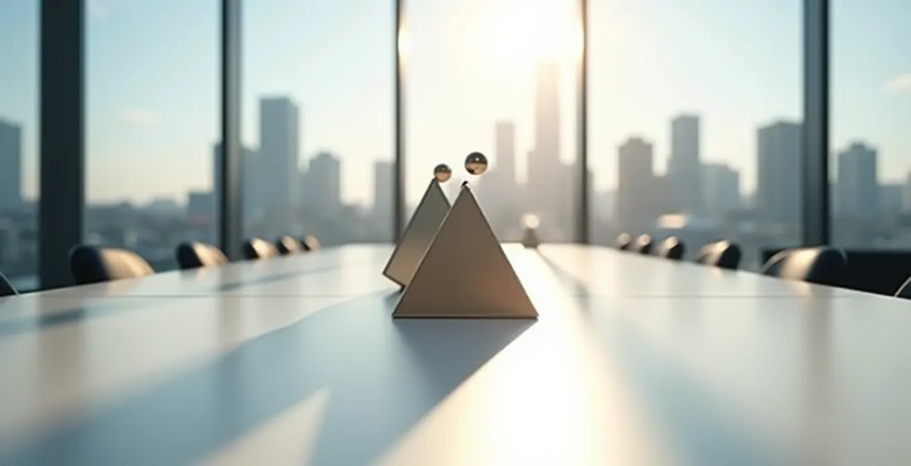 Minimalistisches Büro mit Fokus auf Finanzanalyse und Bilanzoptimierung