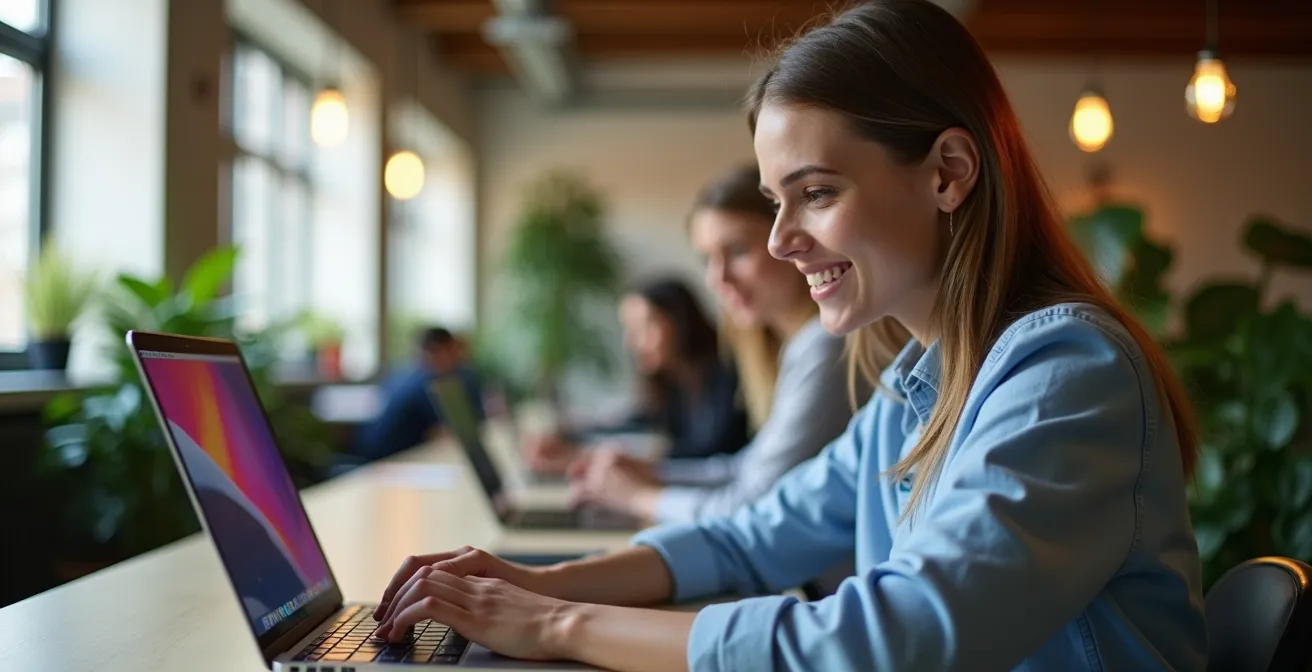 Moderne Unternehmenswebsite zieht qualifizierte Talente an durch professionelles Design