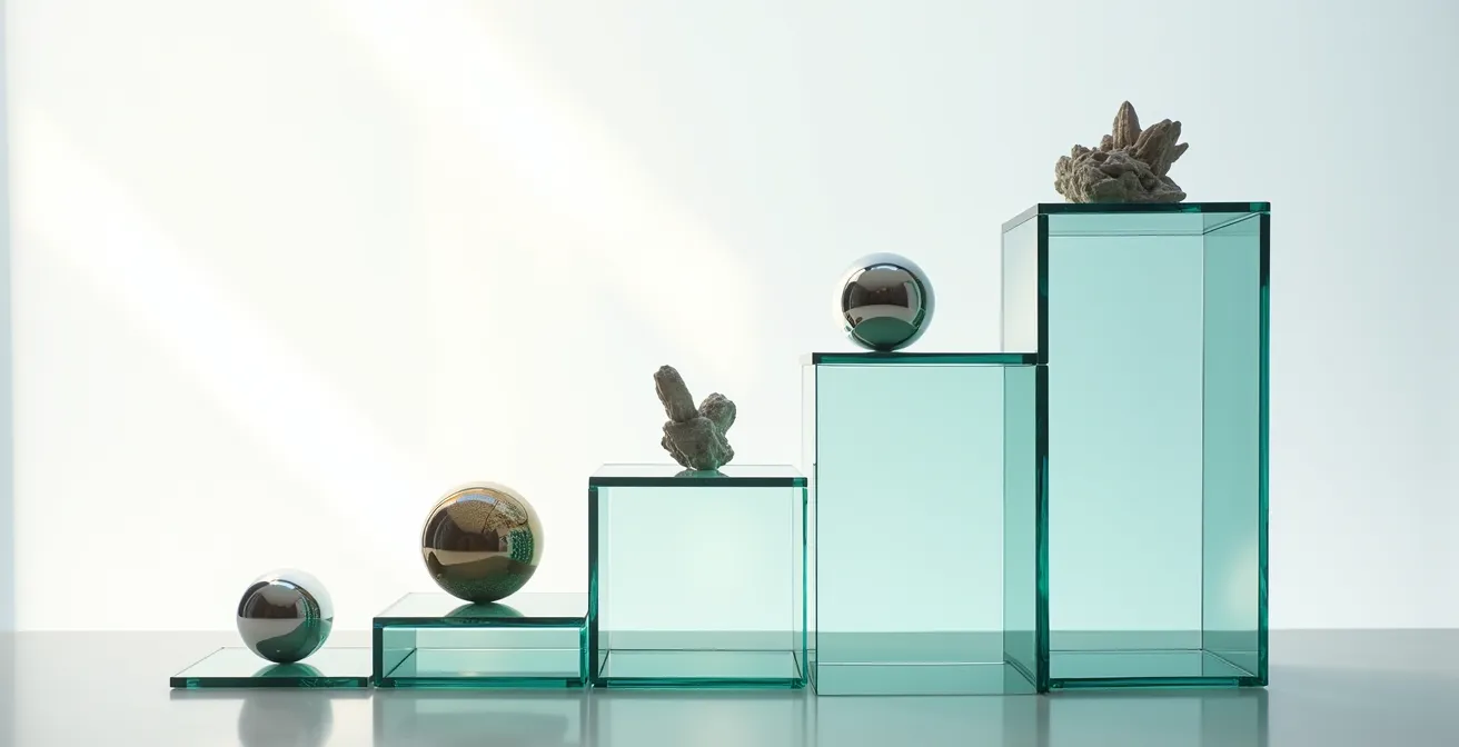 Visualisierung einer Kompetenzmatrix mit verschiedenen Entwicklungspfaden, die Aufstiegschancen symbolisieren