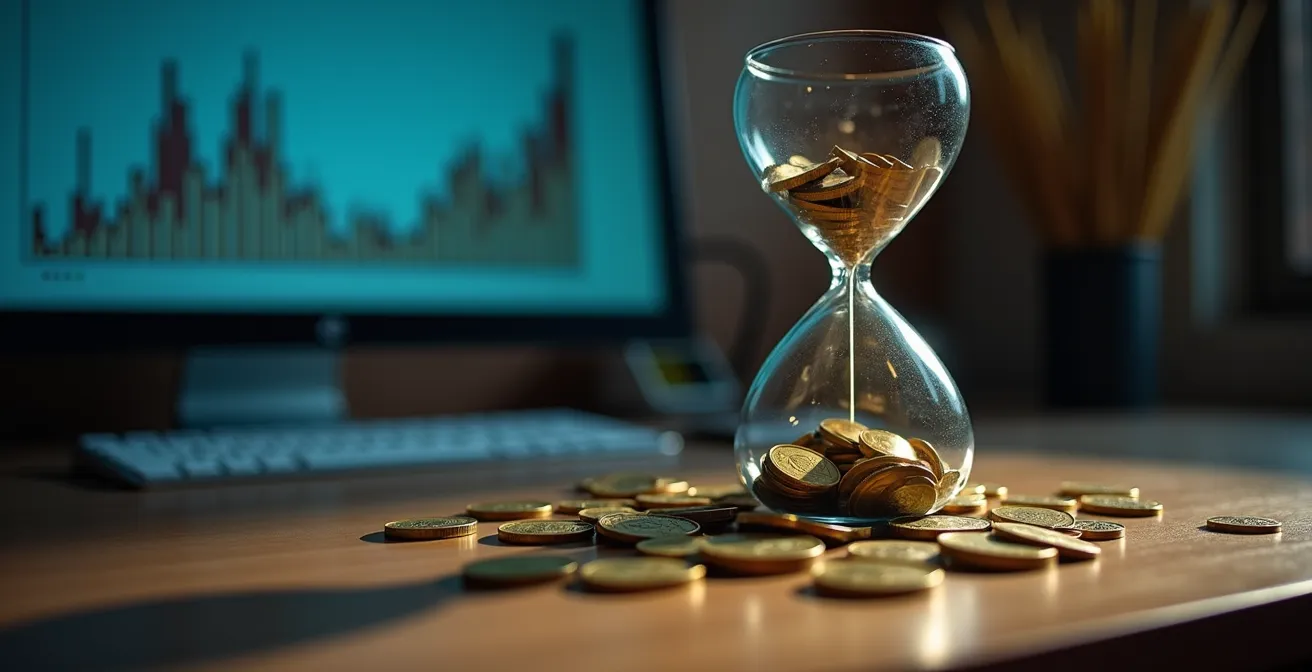 Symbolische Darstellung der Liquiditätsfalle bei schnellem Wachstum