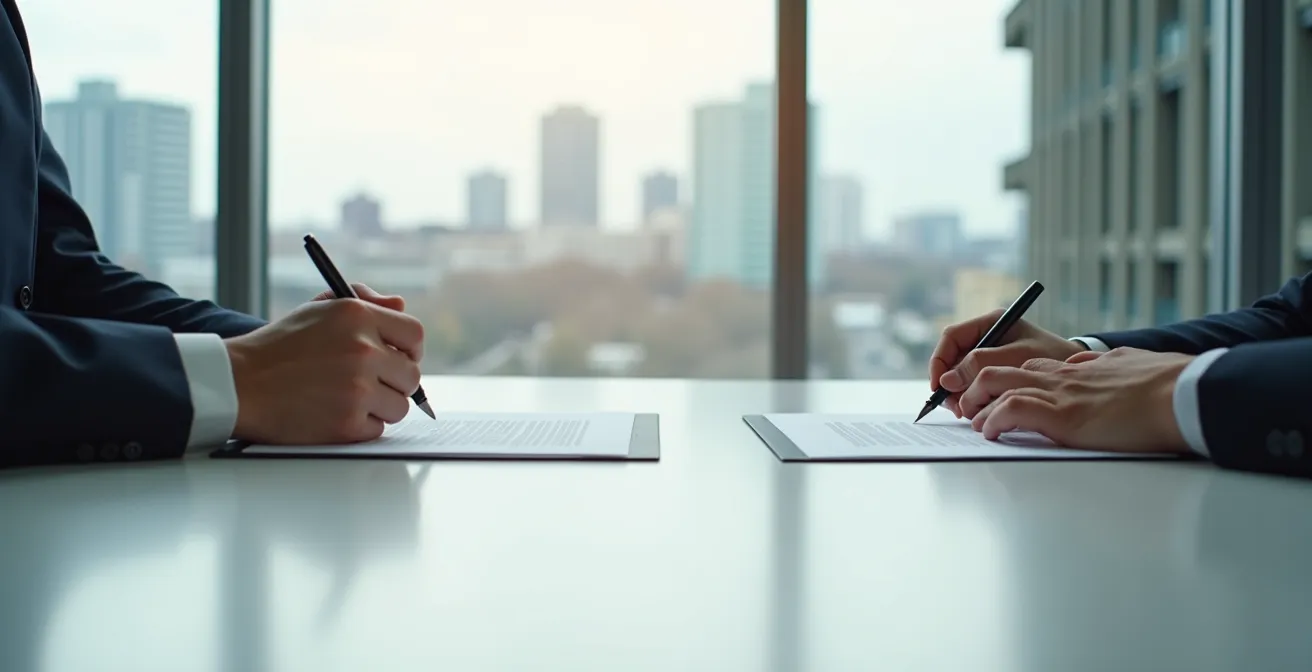 Unterzeichnung eines Wandeldarlehensvertrags zwischen Gründer und Investor